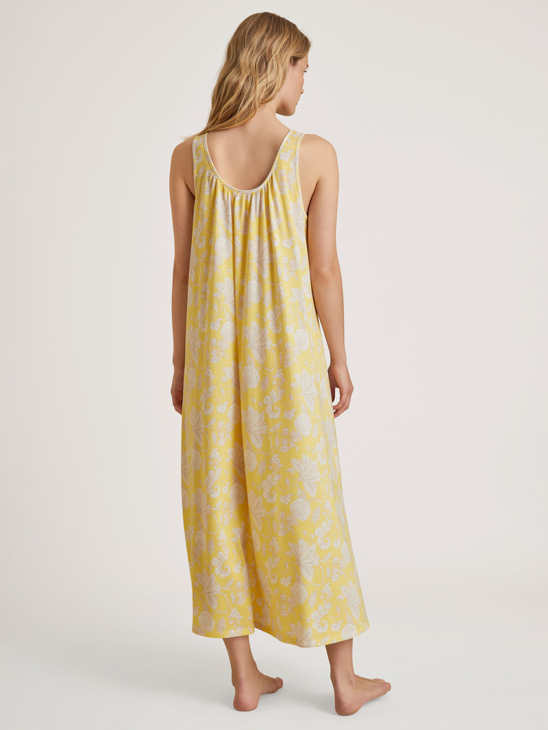 Summer Oufits Calida Favourites Light Sleepshirt, Length 125 Cm Jaune Femme | SLJ-8520537