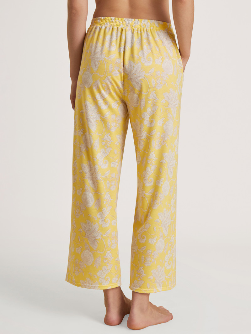 Summer Oufits Calida Favourites Light 7/8 Pants Jaune Femme | FNC-3511566