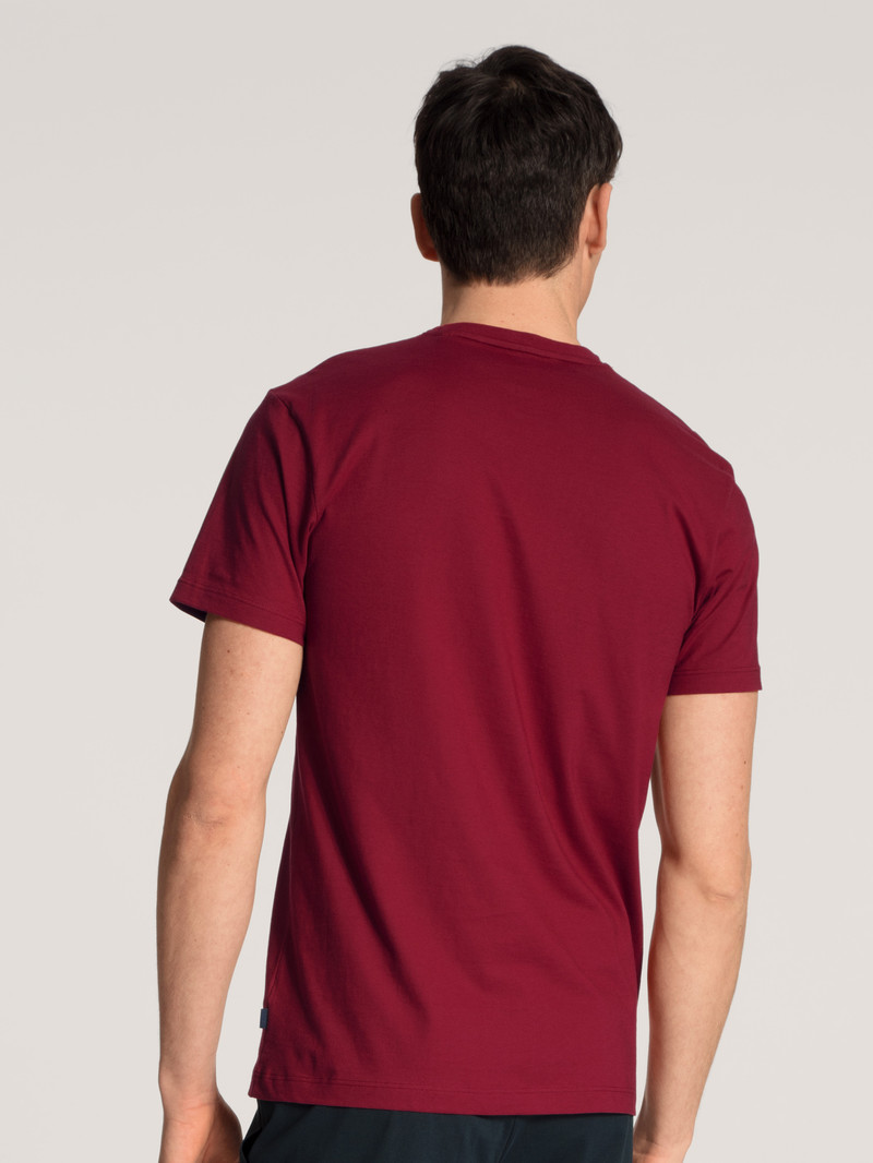 Vêtement De Nuit Calida Remix Basic Sleep T-shirt Rouge Homme | QBA-3862162