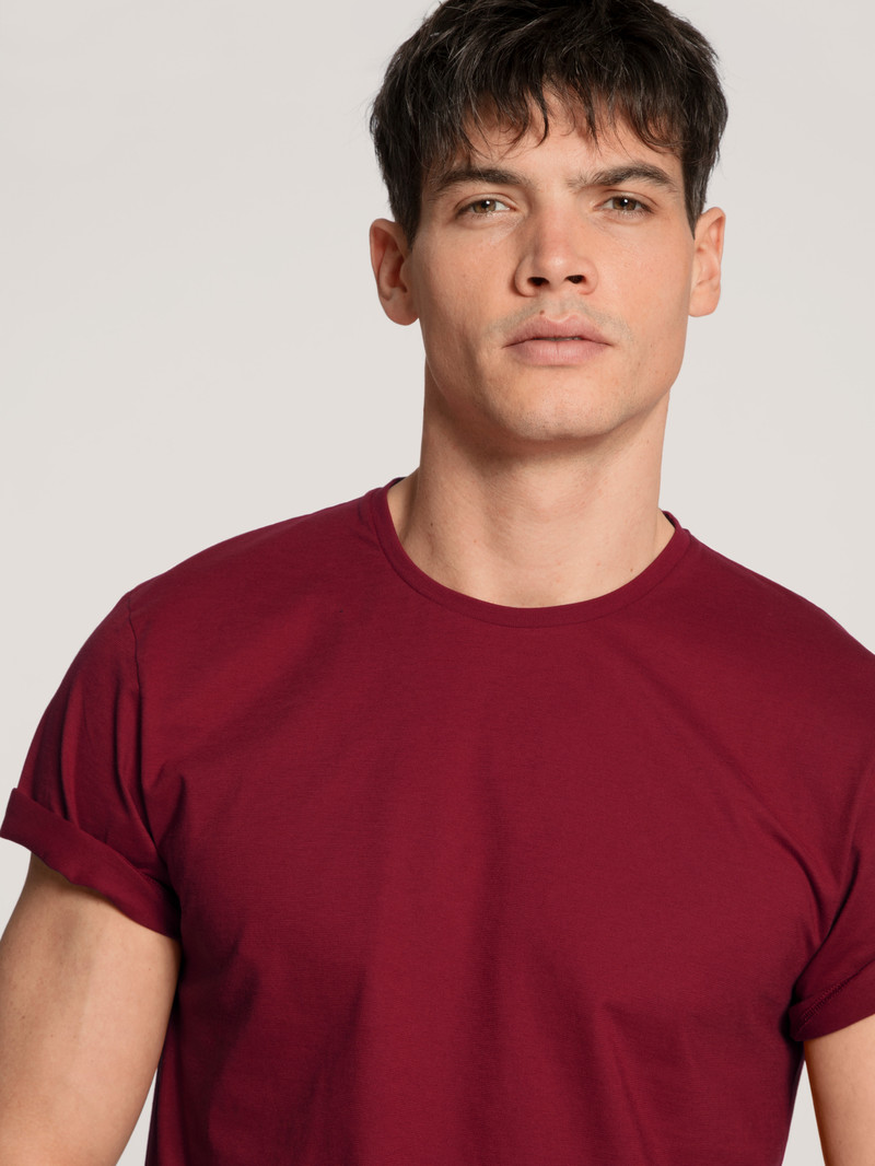 Vêtement De Nuit Calida Remix Basic Sleep T-shirt Rouge Homme | QBA-3862162