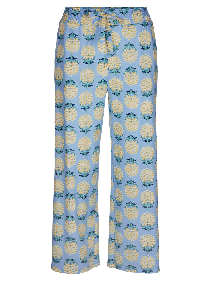 Summer Oufits Calida Favourites Paisley 7/8 Pants Bleu Femme | NGH-4450251