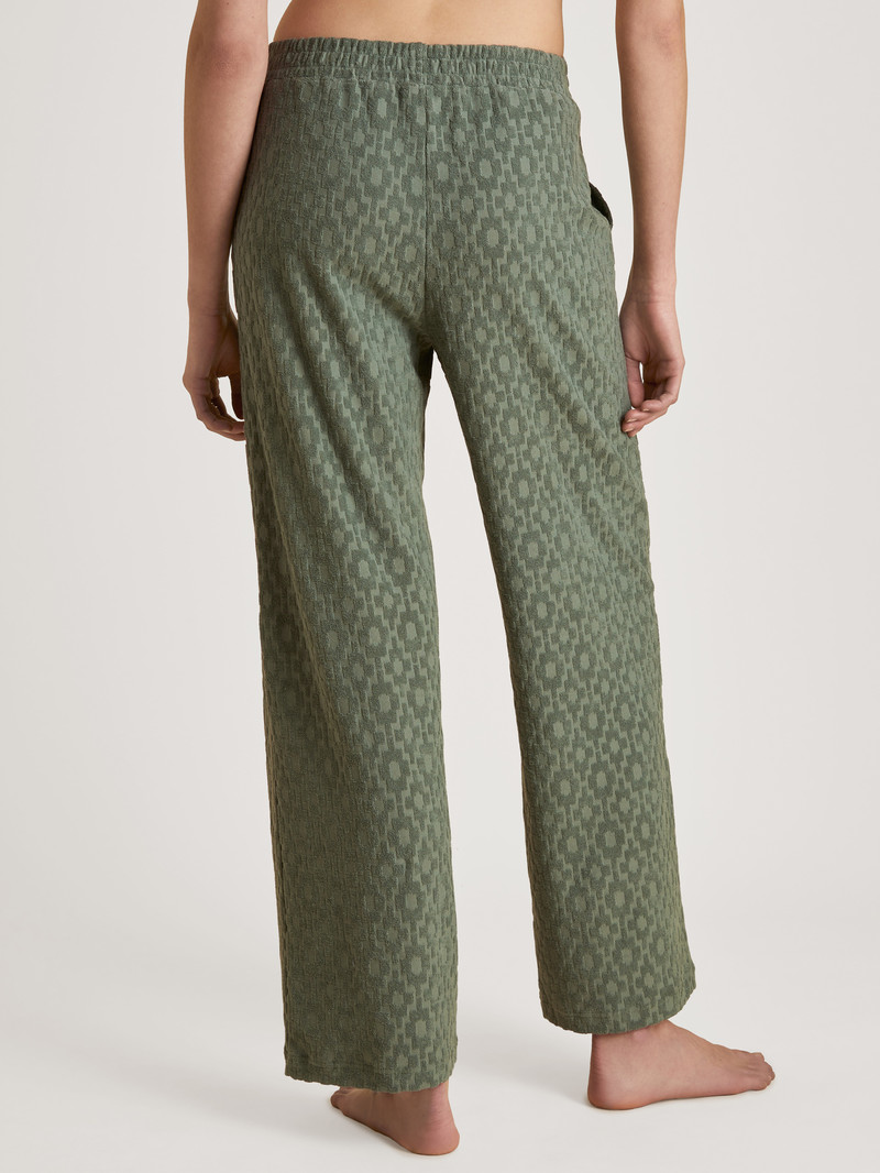 Summer Oufits Calida Lounge Healing Pants Vert Femme | IWM-8196022