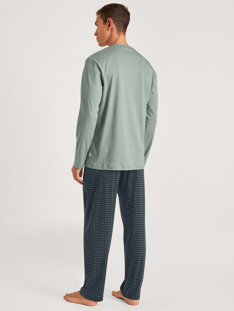 Vêtement De Nuit Calida Relax Selected 2 Pyjama Grise Homme | LIZ-2671936