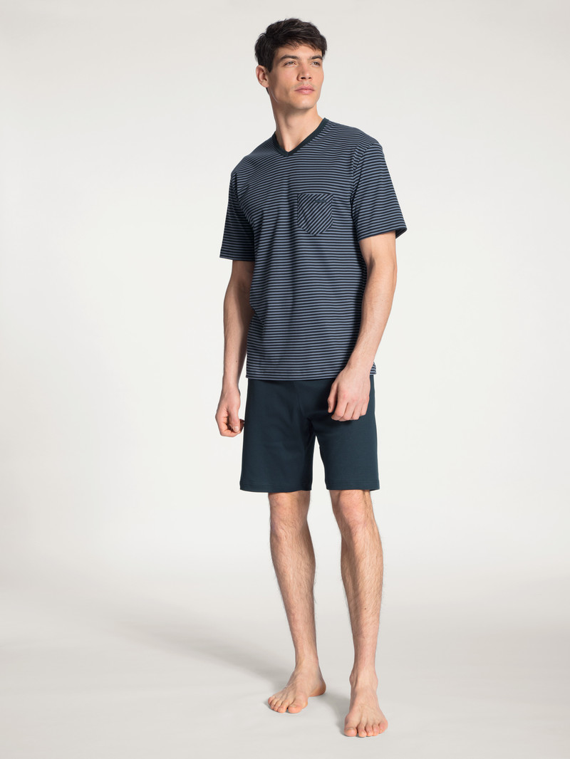 Vêtement De Nuit Calida Relax Streamline Short Pyjama Noir Homme | MWQ-9388829