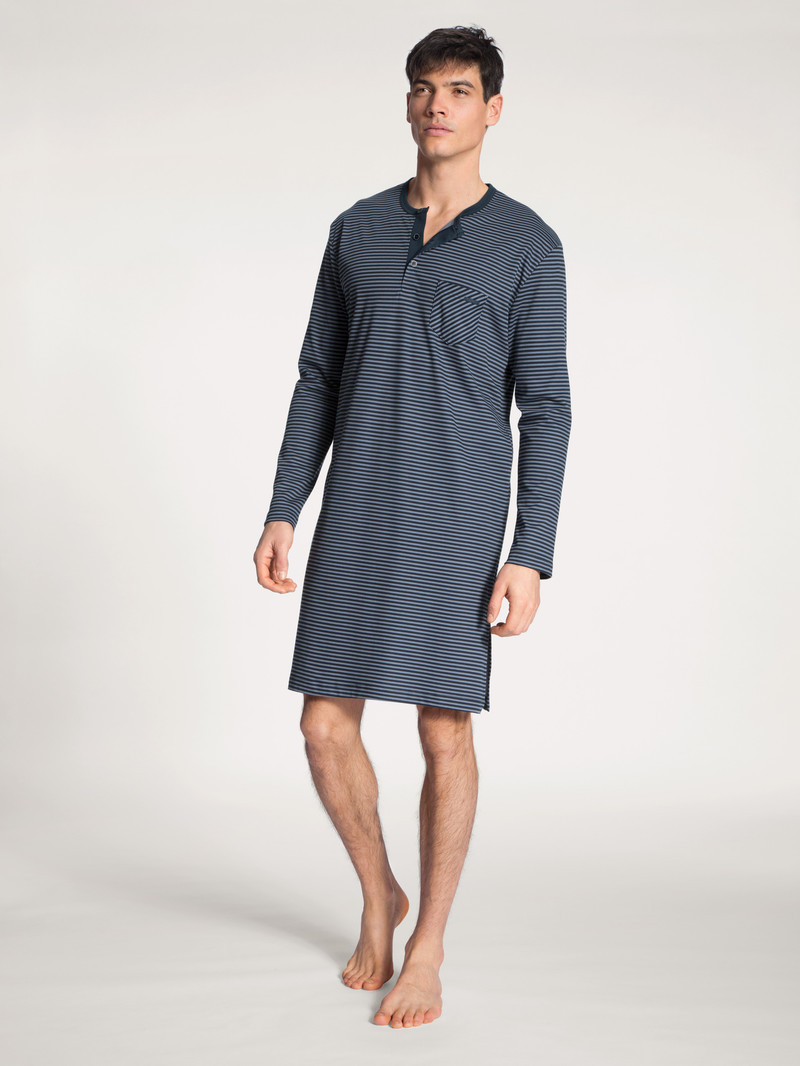 Vêtement De Nuit Calida Relax Streamline Nightshirt Noir Homme | NQF-5615833