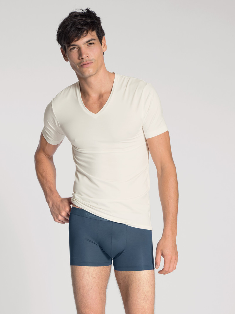 Vêtement De Nuit Calida Circular Day T-shirt, Cradle To Cradle Certified Blanche Homme | LCI-2313848