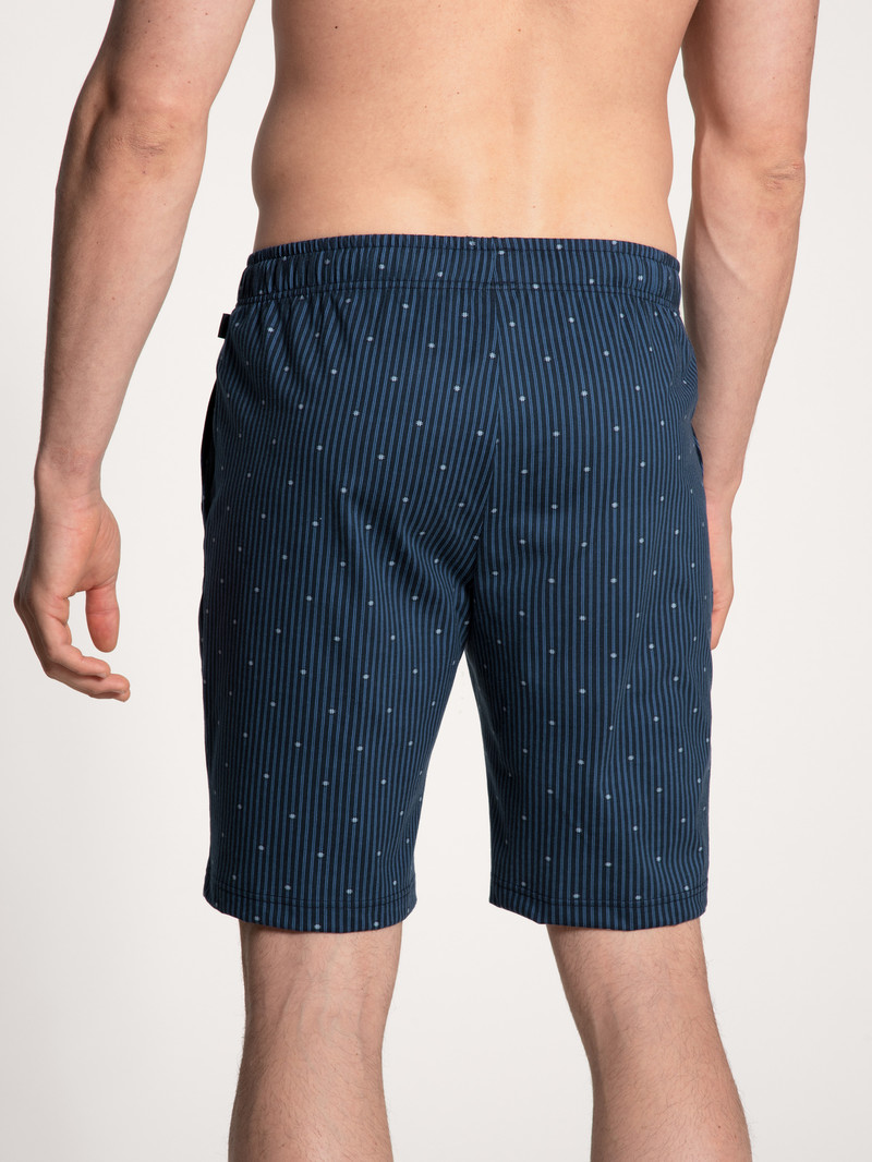 Vêtement De Nuit Calida Remix Basic Sleep Bermudas Bleu Homme | UZL-1405123