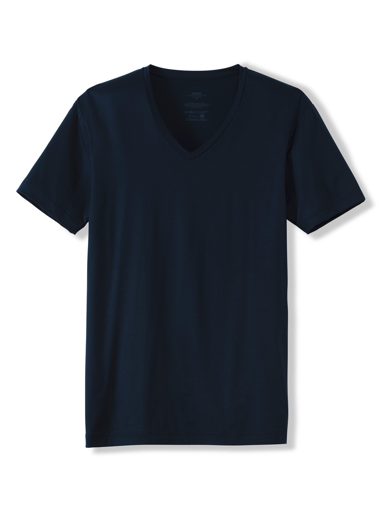 Vêtement De Nuit Calida Circular Day T-shirt, Cradle To Cradle Certified Bleu Homme | GEW-0065758