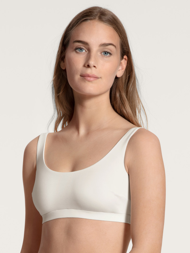 Sous Vêtement Calida Natural Skin Bustier, Cradle To Cradle Certified Blanche Femme | AYG-0780321