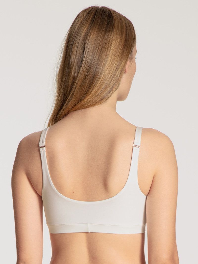 Sous Vêtement Calida Natural Skin Bustier, Cradle To Cradle Certified Blanche Femme | AYG-0780321