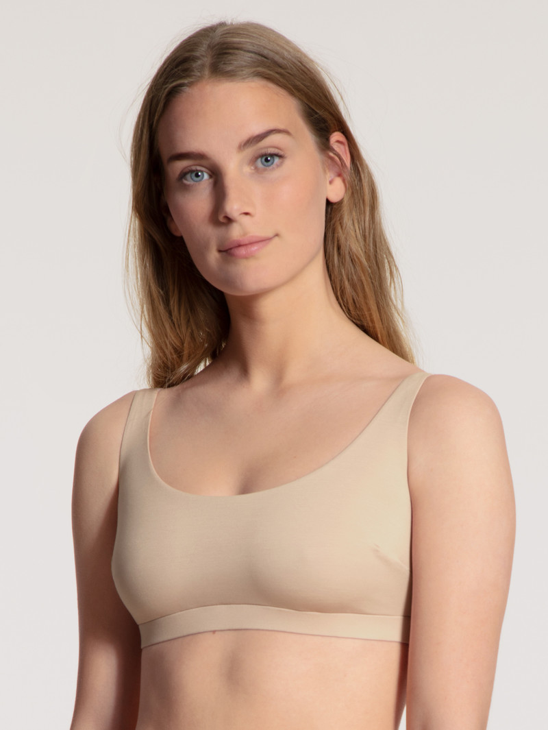 Sous Vêtement Calida Natural Skin Bustier, Cradle To Cradle Certified Rose Femme | TIG-6505226