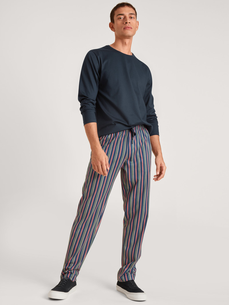 Vêtement De Nuit Calida Rmx Sleep Time Off Pants Bleu Homme | XSE-6636413