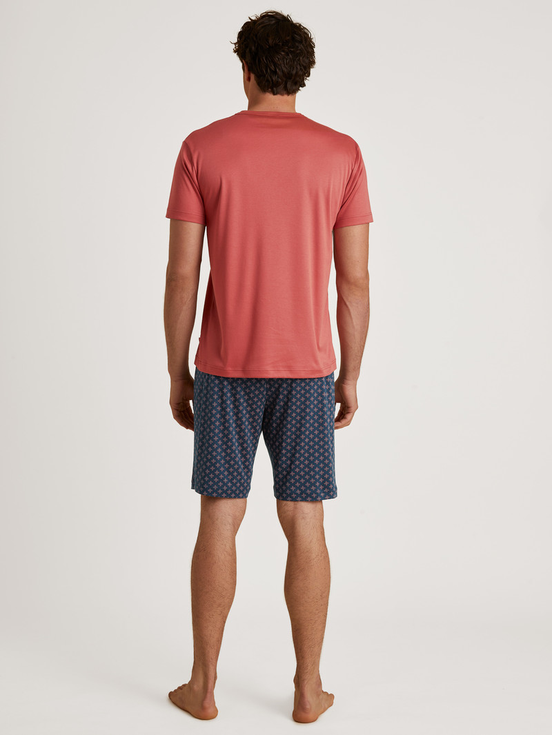 Vêtement De Nuit Calida Relax Superlight 5 Short Pyjama Rouge Homme | ELI-5133289