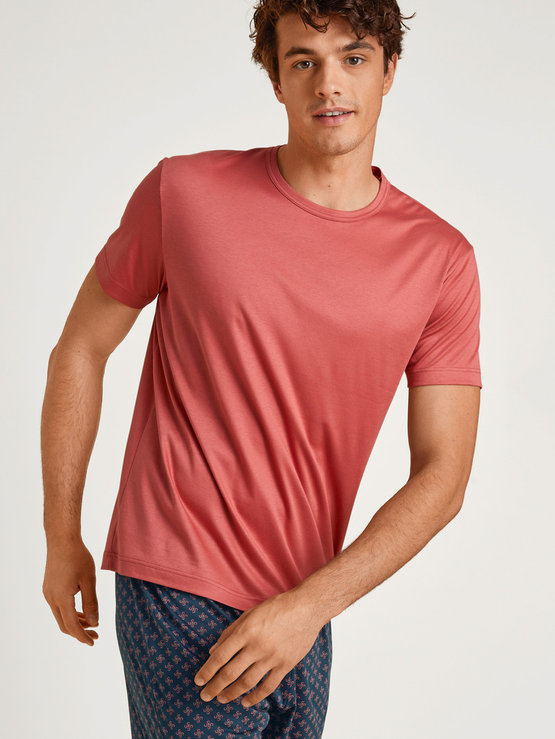 Vêtement De Nuit Calida Relax Superlight 5 Short Pyjama Rouge Homme | ELI-5133289