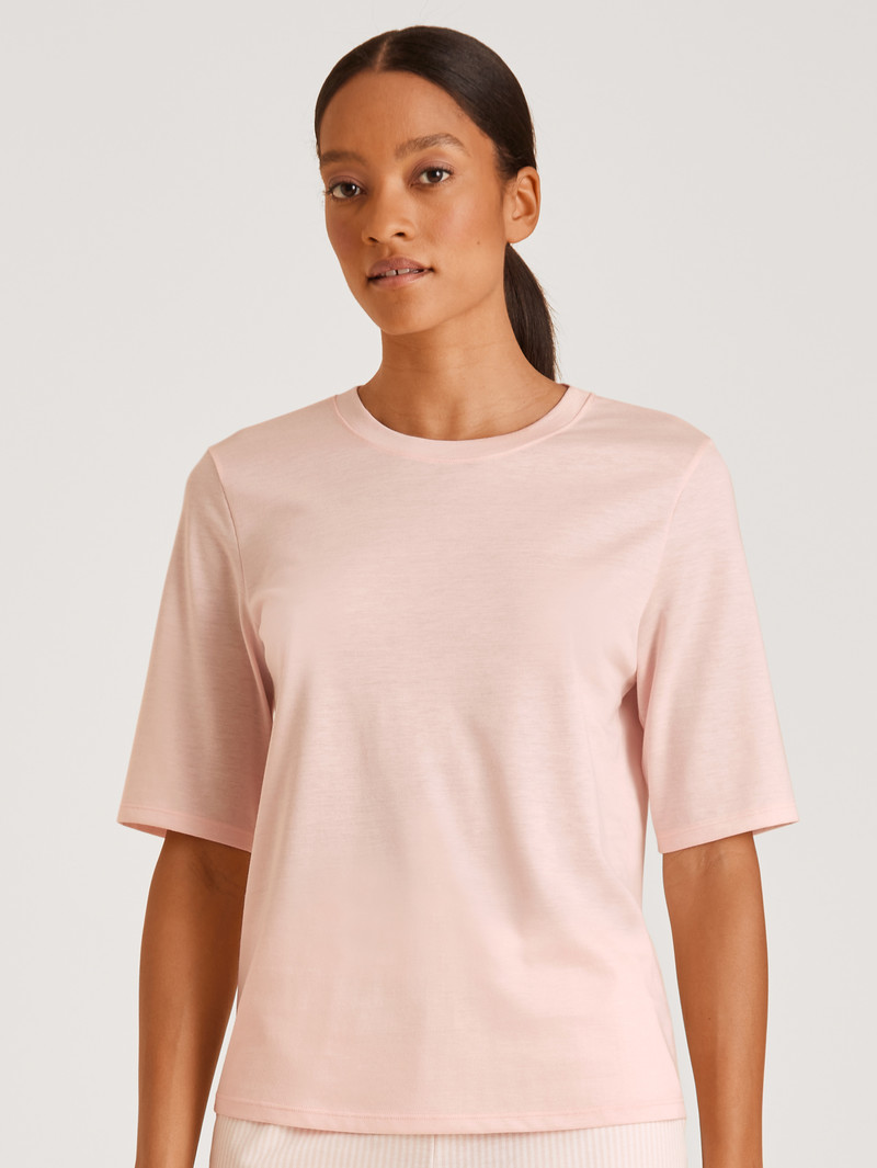 Vêtement De Nuit Calida Favourites Lavender Shirt Short Sleeve Pearl Blush Femme | OGR-6094915