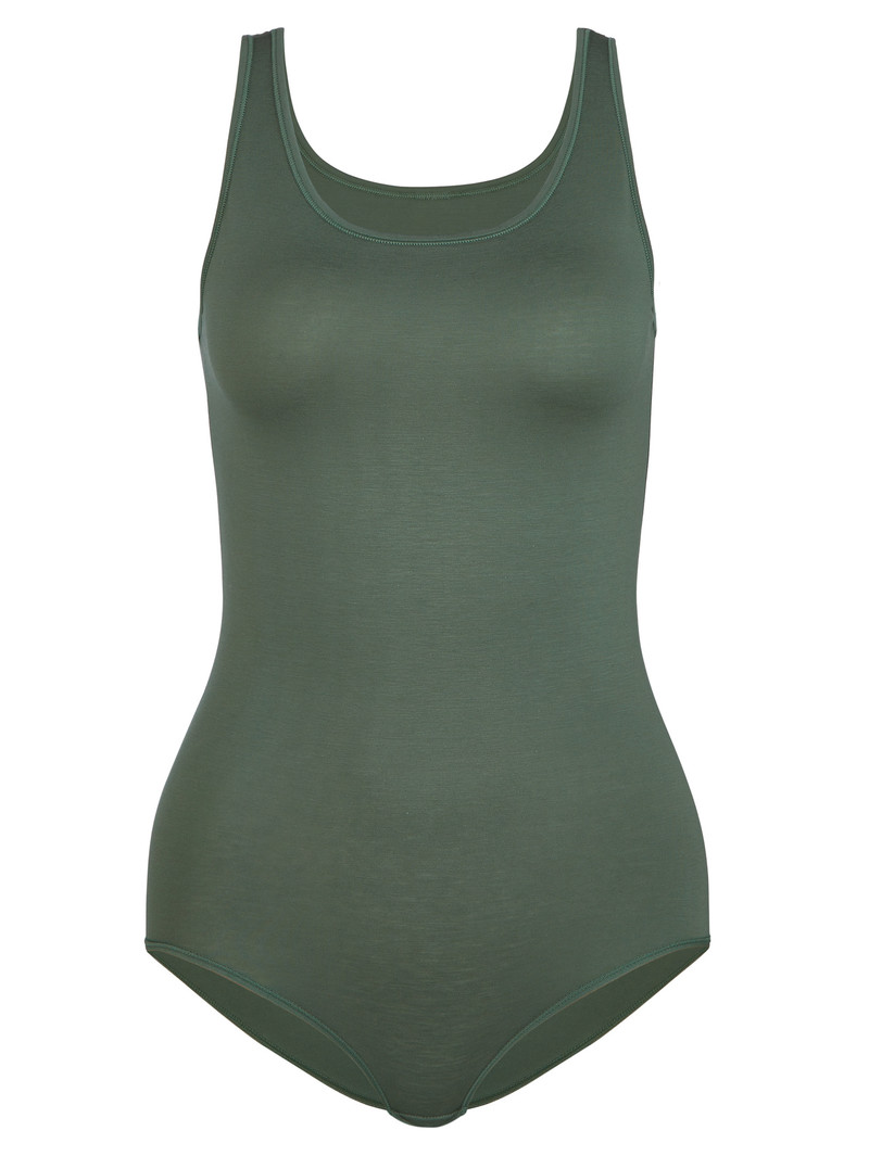 Sous Vêtement Calida Natural Comfort Bodysuit Vert Femme | ZLW-3997587