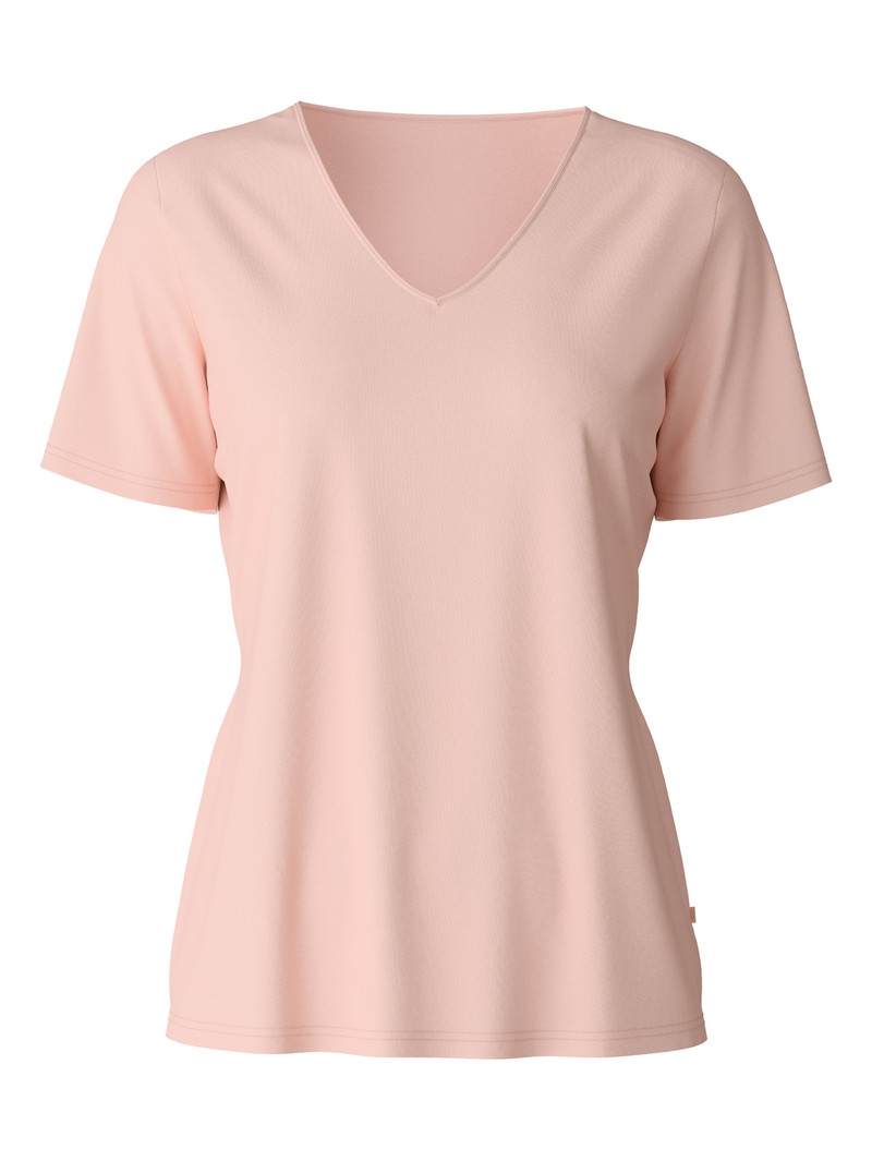 Vêtement De Nuit Calida Special Shirt Short Sleeve Pearl Blush Femme | WHL-7345029