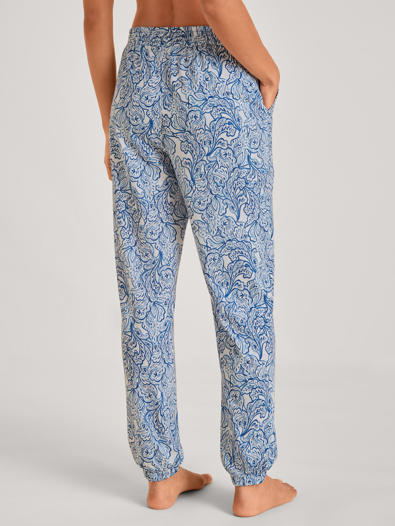 Vêtement De Nuit Calida Favourites Paisley Pants Bleu Femme | WBL-4934464