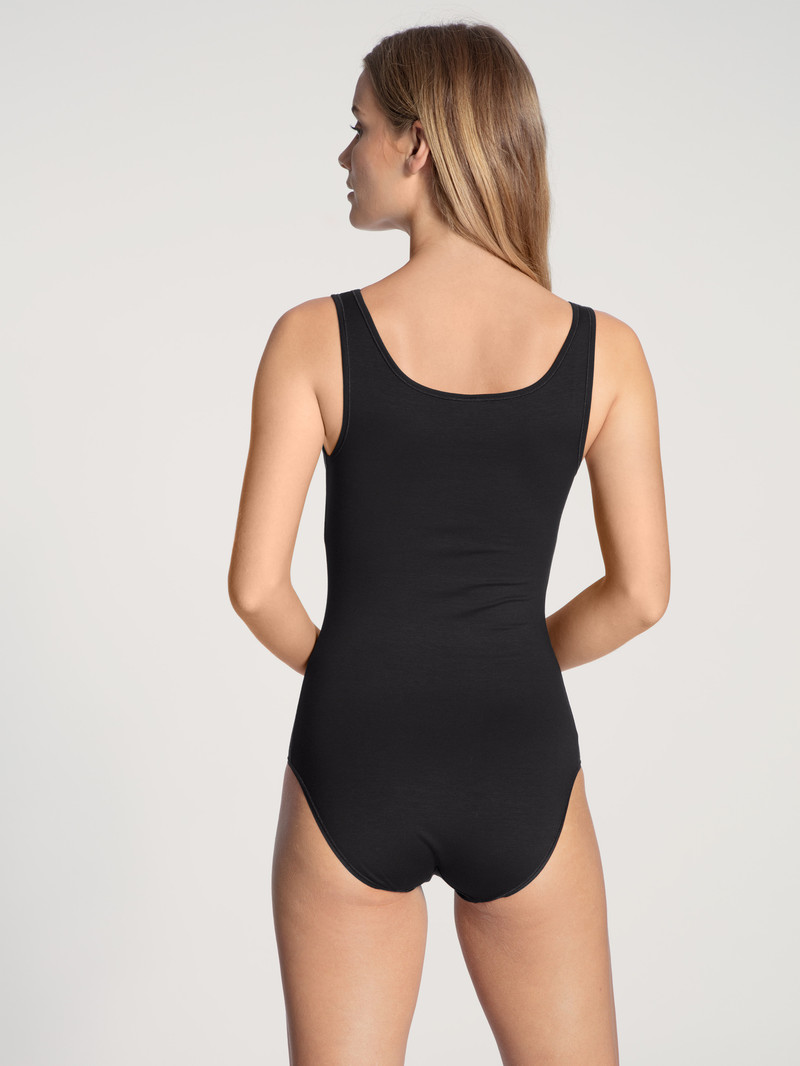 Sous Vêtement Calida Natural Comfort Bodysuit Schwarz Femme | XKK-3574759