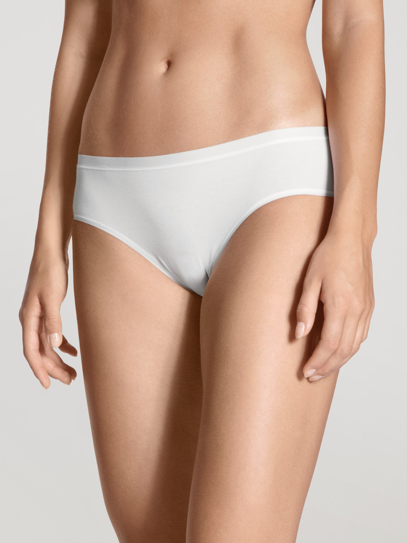 Sous Vêtement Calida Natural Comfort Brief Weiss Femme | NXS-4777937