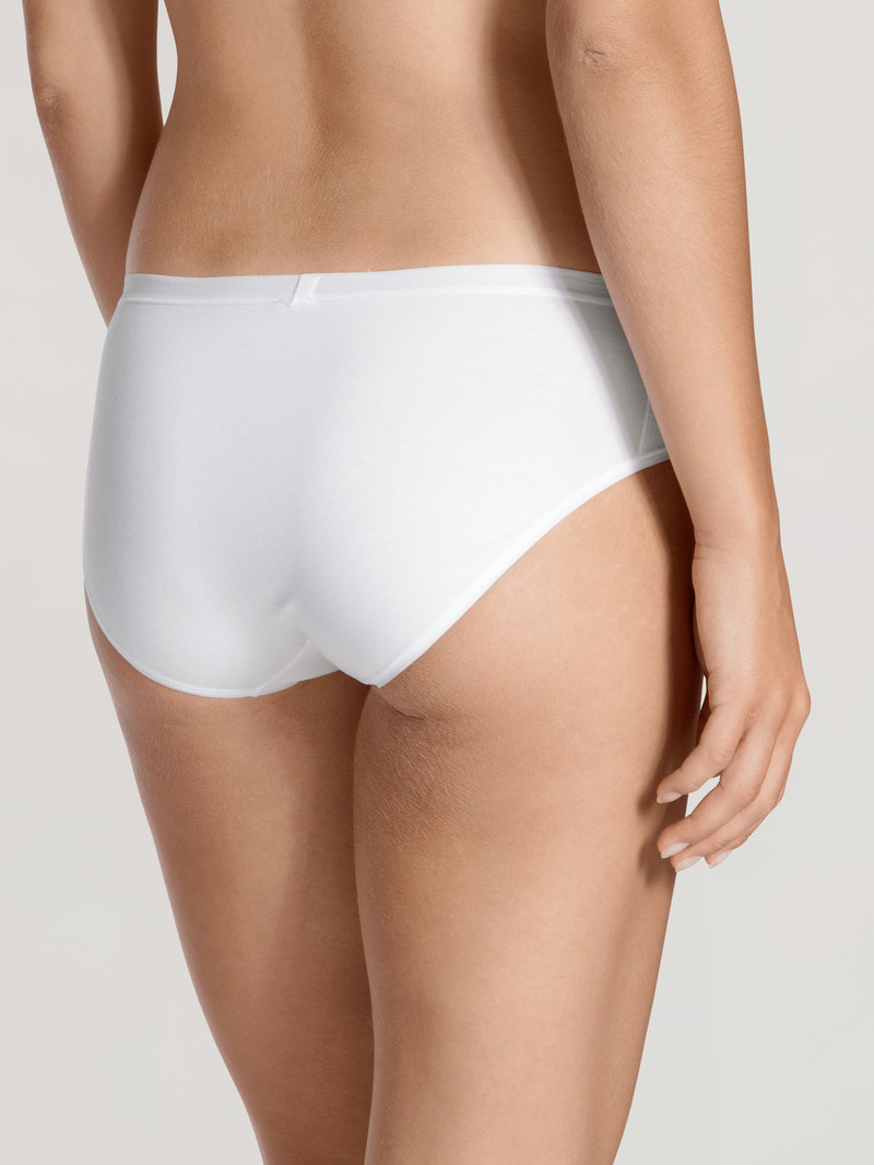 Sous Vêtement Calida Natural Comfort Brief Weiss Femme | NXS-4777937