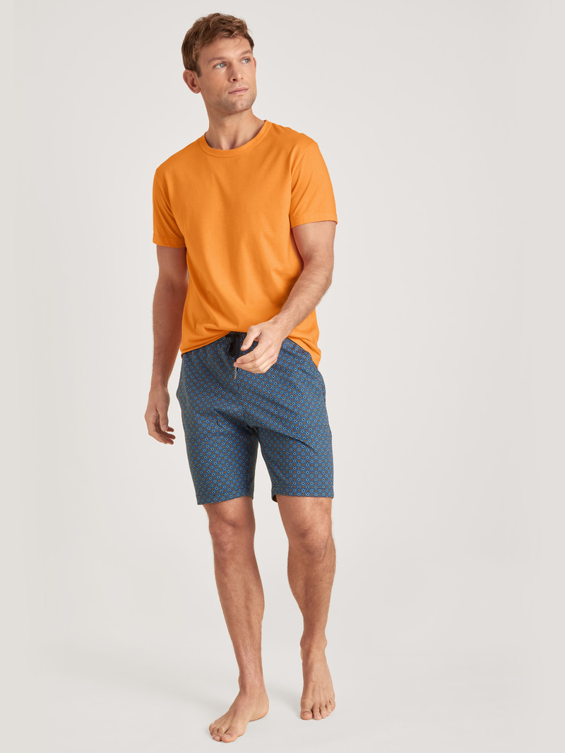 Vêtement De Nuit Calida Special Shorts Bleu Homme | MVP-9422035