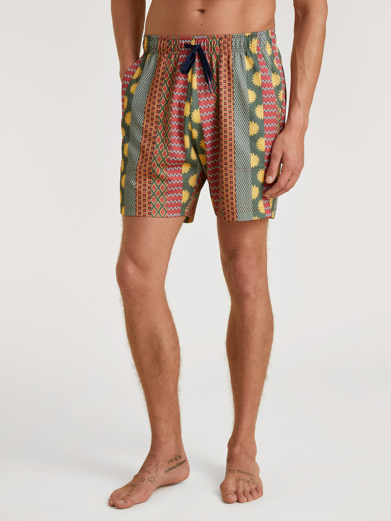 Vêtement De Nuit Calida Rmx Sleep Holiday Bermudas Rouge Homme | XCF-8549186