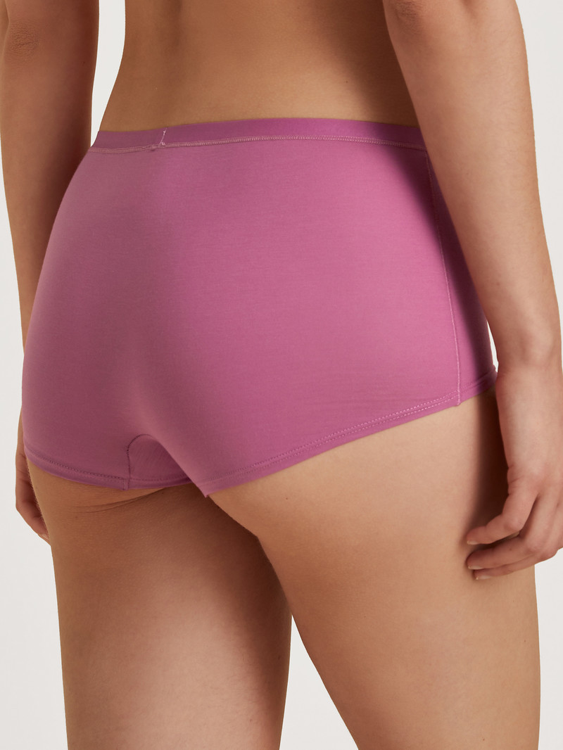 Sous Vêtement Calida Natural Comfort Shorty Regular Cut Rouge Femme | HUW-4278495