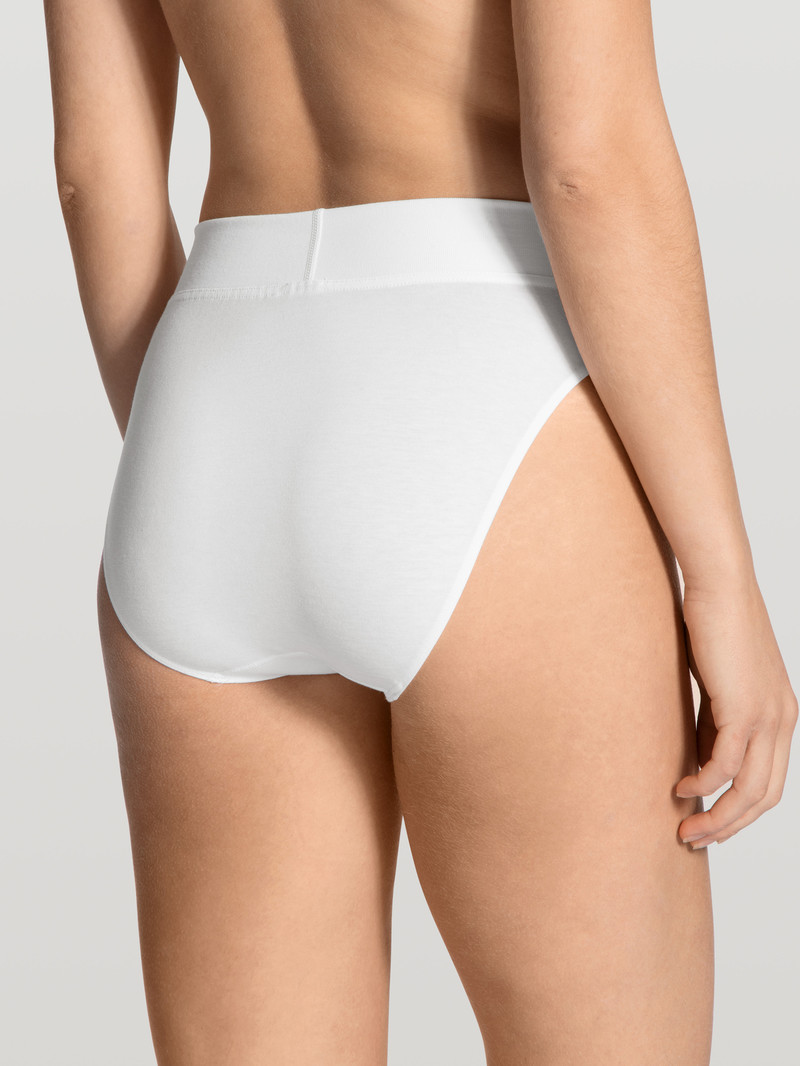 Sous Vêtement Calida Elastic Brief, High Waist Weiss Femme | OGL-2295718