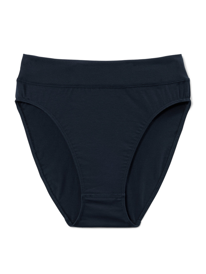 Sous Vêtement Calida Elastic Brief, High Waist Noir Bleu Femme | ZWY-5397547