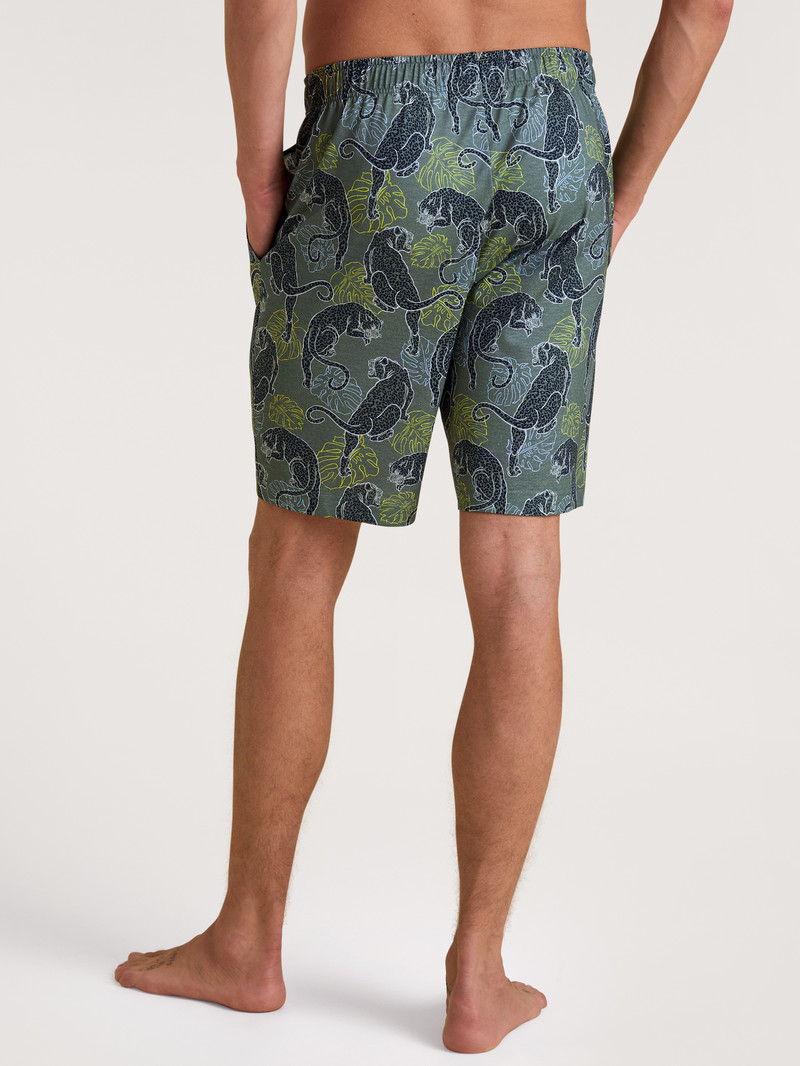 Summer Outfits Calida Rmx Sleep Holiday Bermudas Vert Homme | AEU-8226522