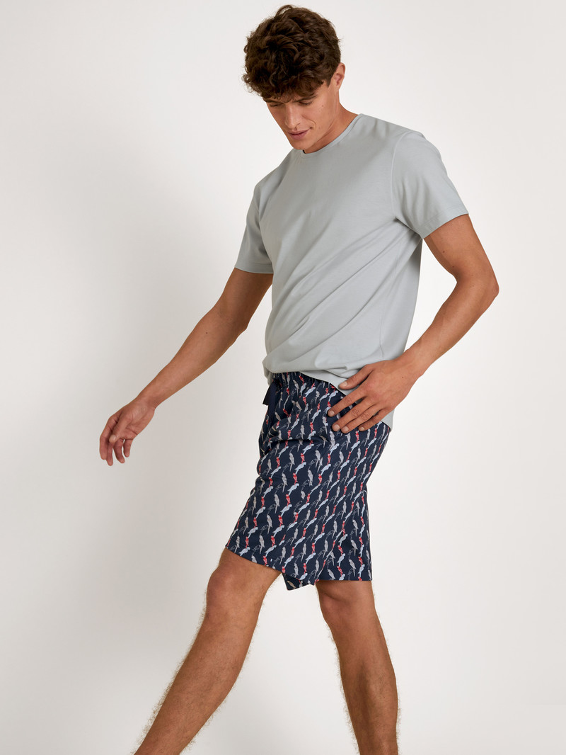 Summer Outfits Calida Rmx Sleep Time Off Bermudas Grise Homme | WNP-9069890