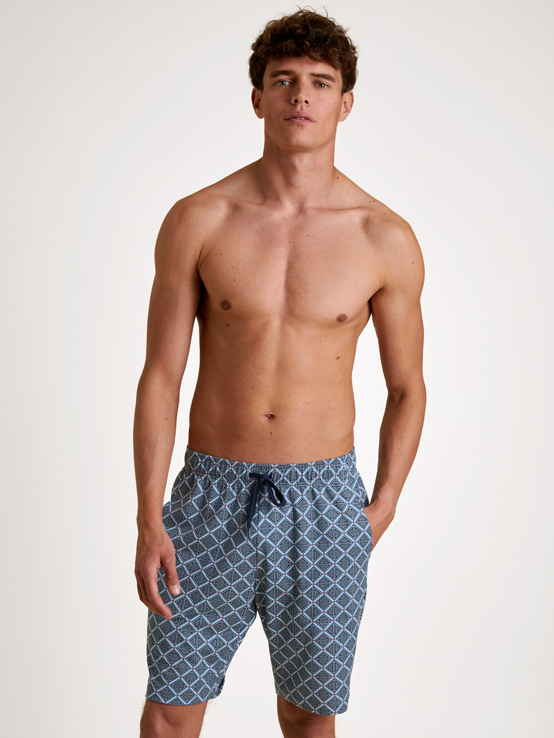 Summer Outfits Calida Rmx Sleep Time Off Bermudas Grise Homme | QGK-5837391