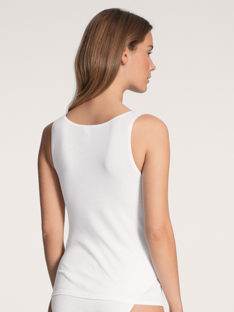 Sous Vêtement Calida Iconics Tank Top Weiss Femme | WWN-6690600