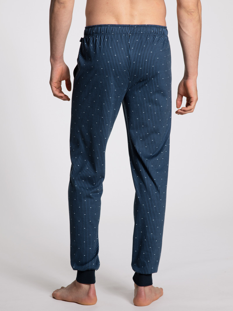 Vêtement De Nuit Calida Remix Basic Sleep Pants Bleu Homme | PQQ-3035849