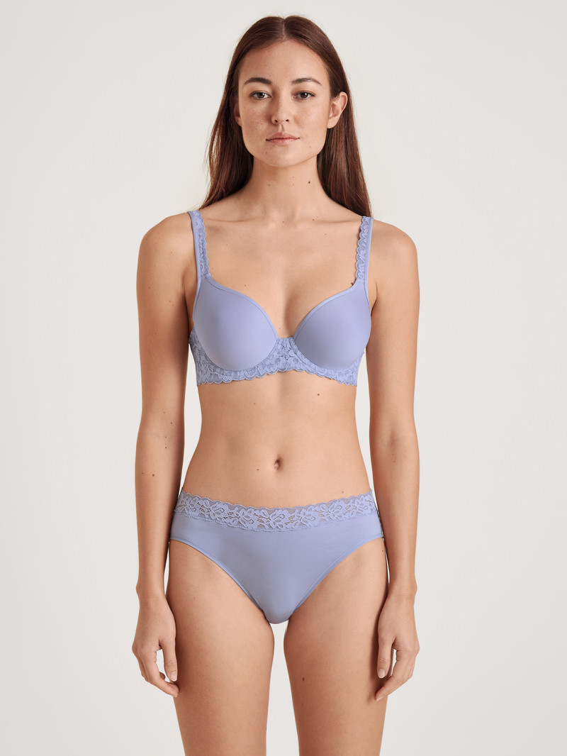 Sous Vêtement Calida Natural Comfort Lace Spacer Bra Lavande Femme | VFE-7252680