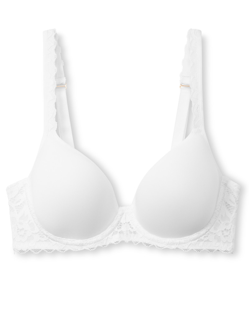 Sous Vêtement Calida Natural Comfort Lace Spacer Bra Weiss Femme | QDD-8524894