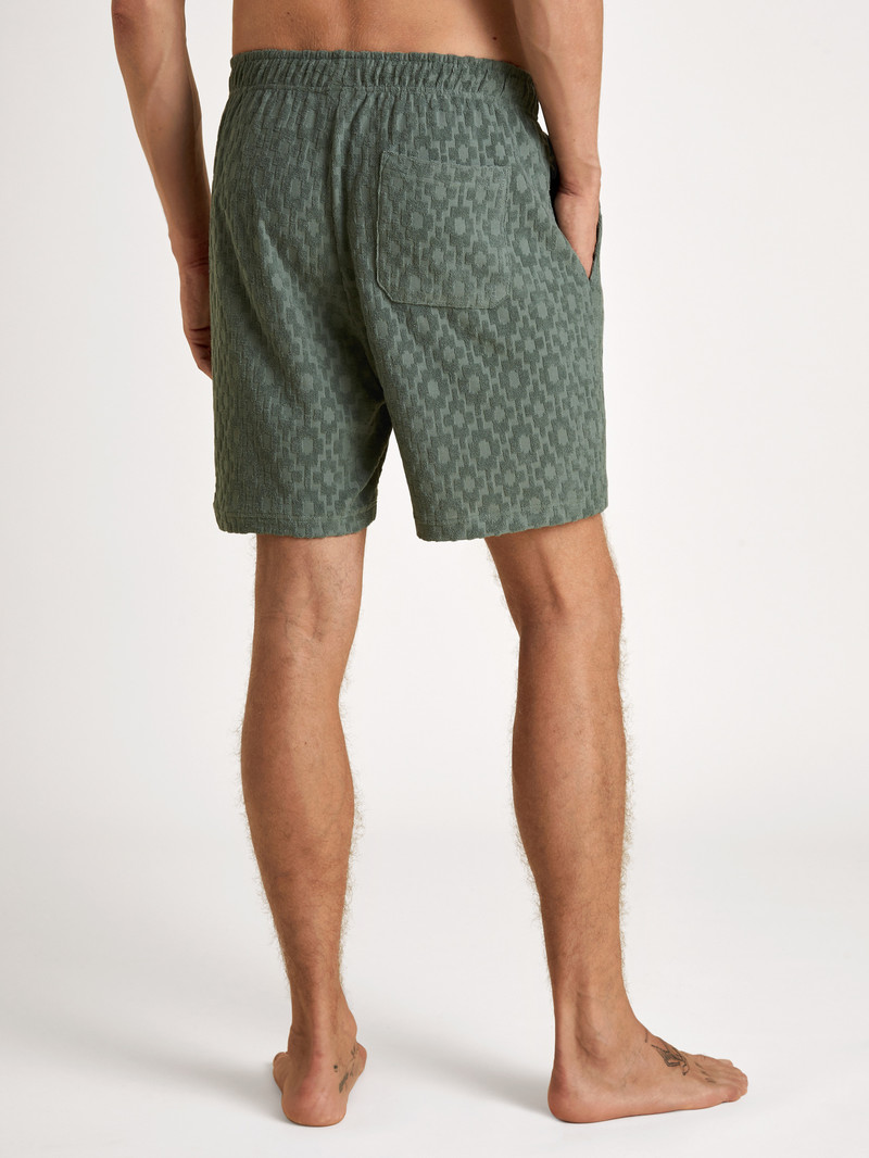 Summer Outfits Calida Rmx Lounge Holiday Bermudas Vert Homme | NTL-5681975