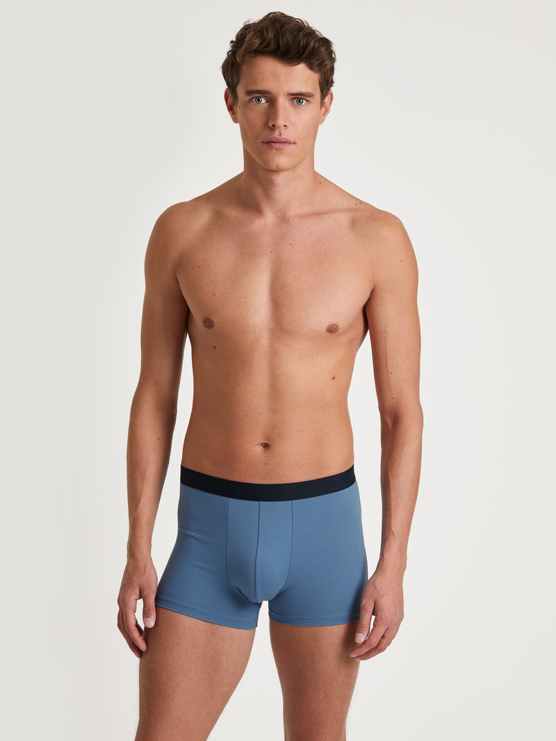 Sous Vêtement Calida Natural Benefit Boxer, Value Pack Bleu Homme | OPZ-4179301