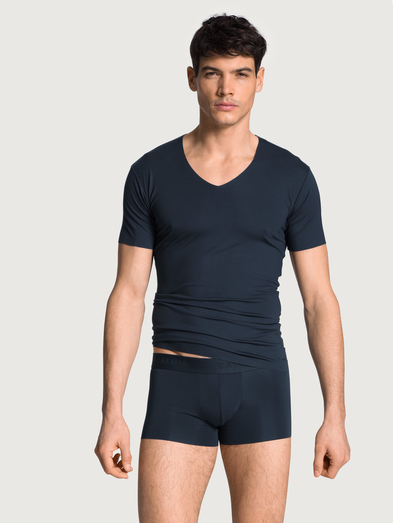 Sous Vêtement Calida Clean Line Boxer Brief With Elastic Waistband Noir Homme | UAH-3934508