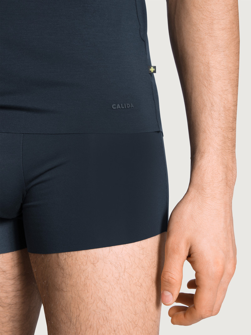 Sous Vêtement Calida Clean Line Boxer Brief With Elastic Waistband Noir Homme | UAH-3934508