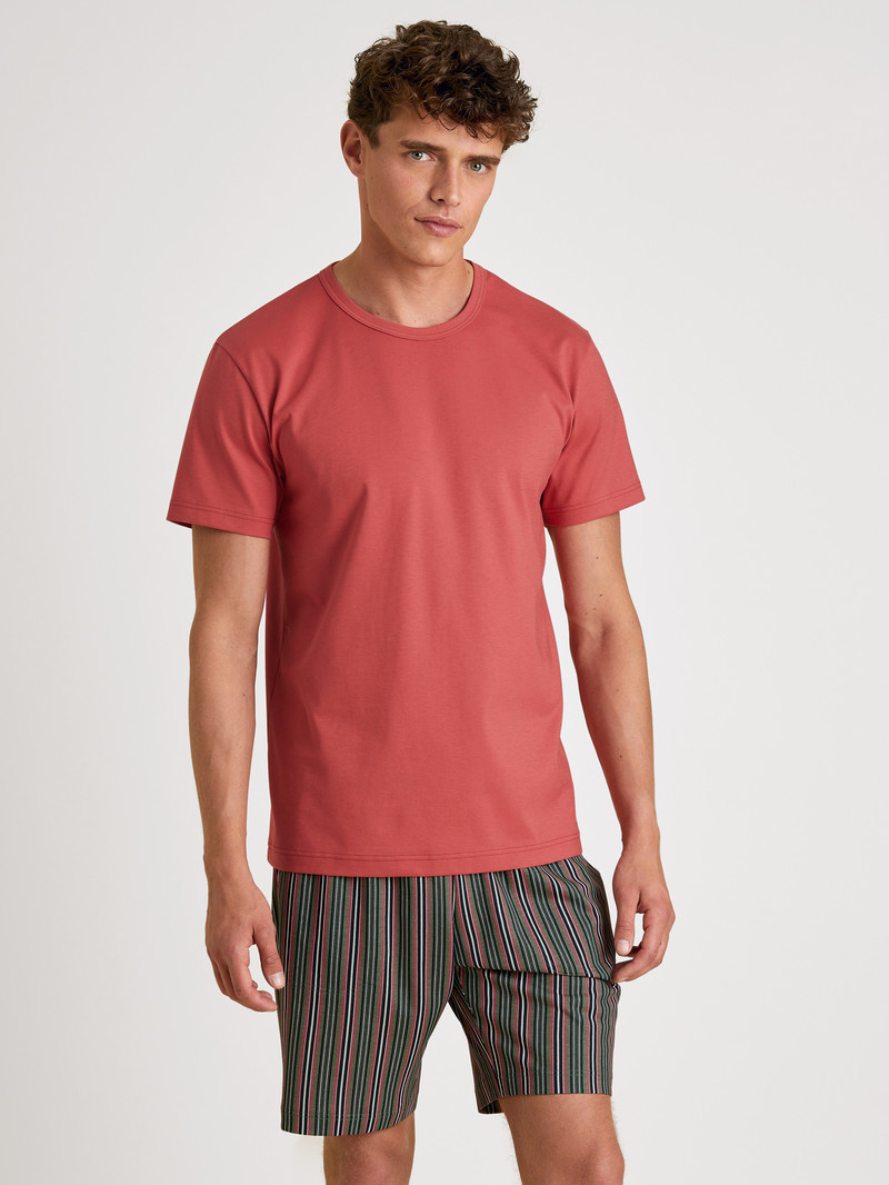 Summer Outfits Calida Rmx Sleep Holiday Bermudas Rouge Homme | MLY-1497948