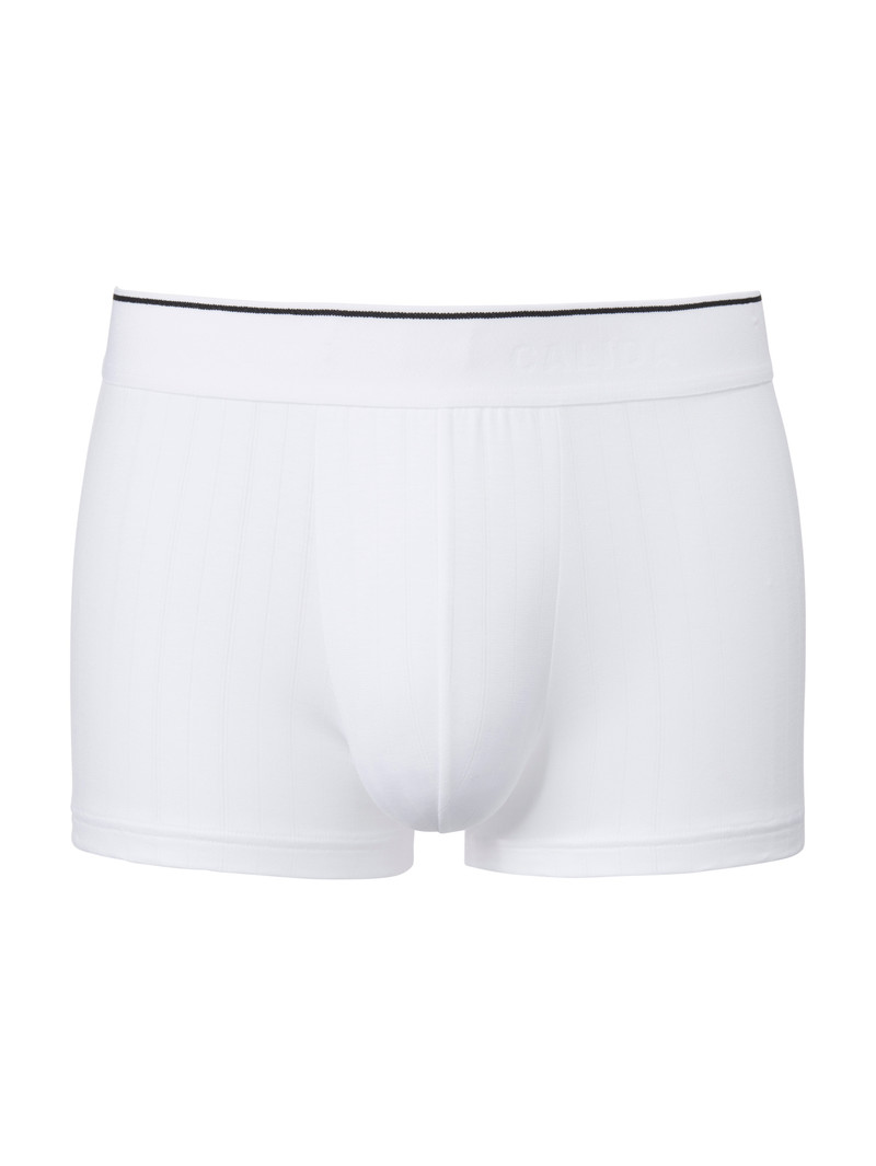 Sous Vêtement Calida Pure & Style Boxer Brief, Elastic Waistband Weiss Homme | QDG-0313795