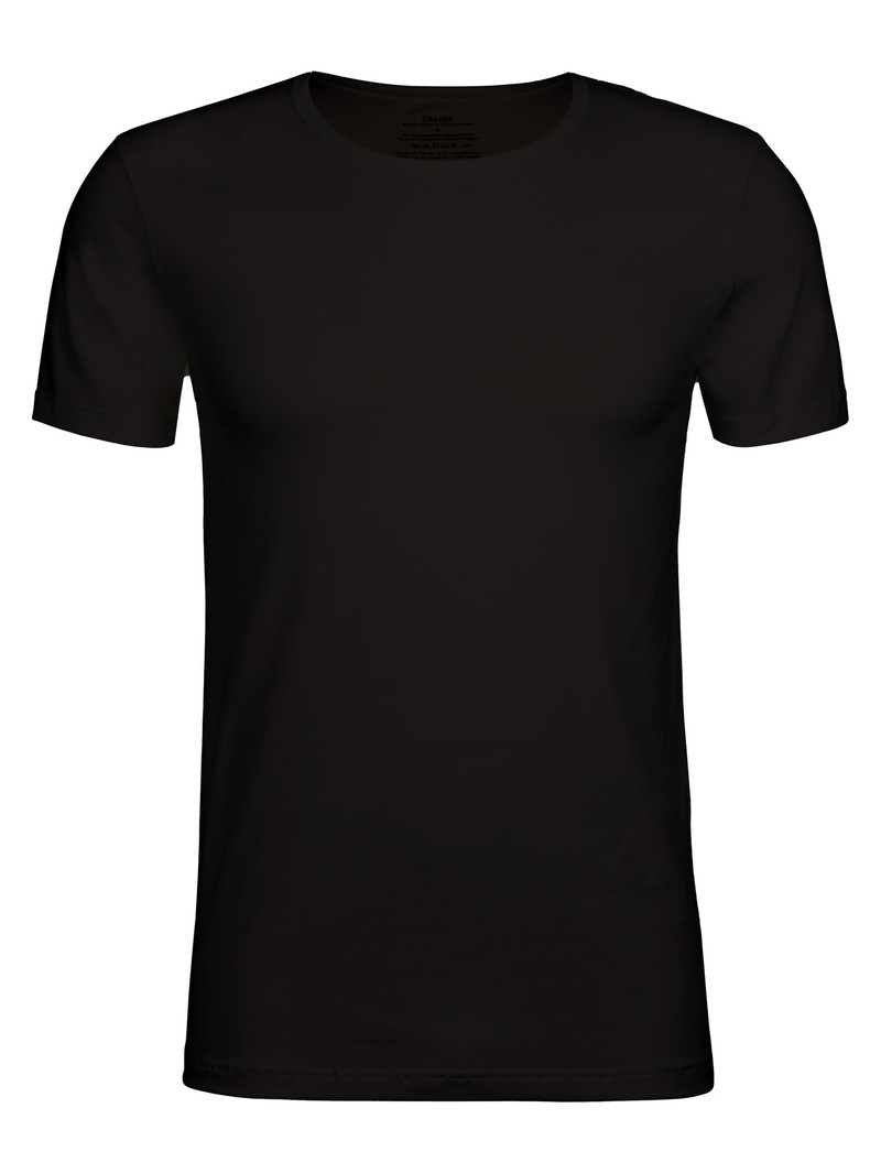 Sous Vêtement Calida Cotton Code T-shirt Schwarz Homme | MYU-0290182