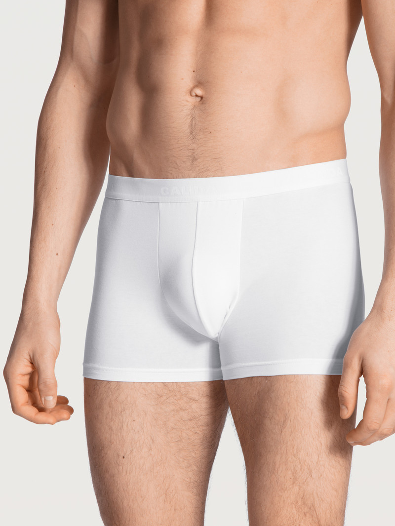 Sous Vêtement Calida Natural Benefit Boxer, Value Pack Weiss Homme | BJM-3158975