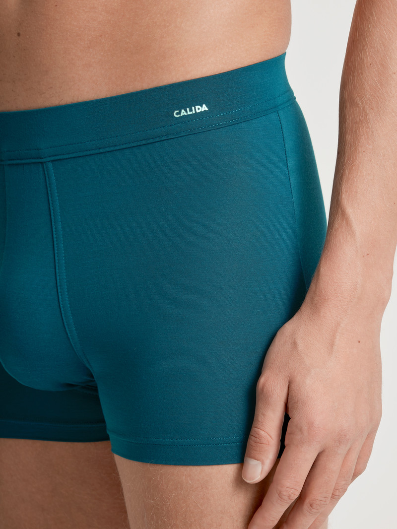 Sous Vêtement Calida Balanced Day Boxer Brief With Quick Dry Effect Bleu Homme | ABC-9160704