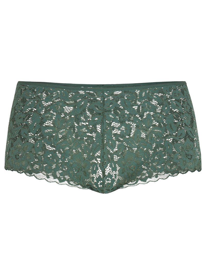 Sous Vêtement Calida Natural Comfort Lace Shorty Regular Cut Vert Femme | EWX-7673816