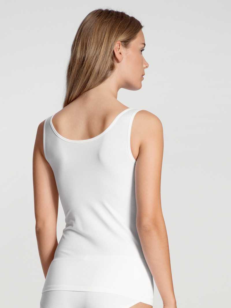 Sous Vêtement Calida Natural Comfort Tank Top Weiss Femme | ATT-7725147