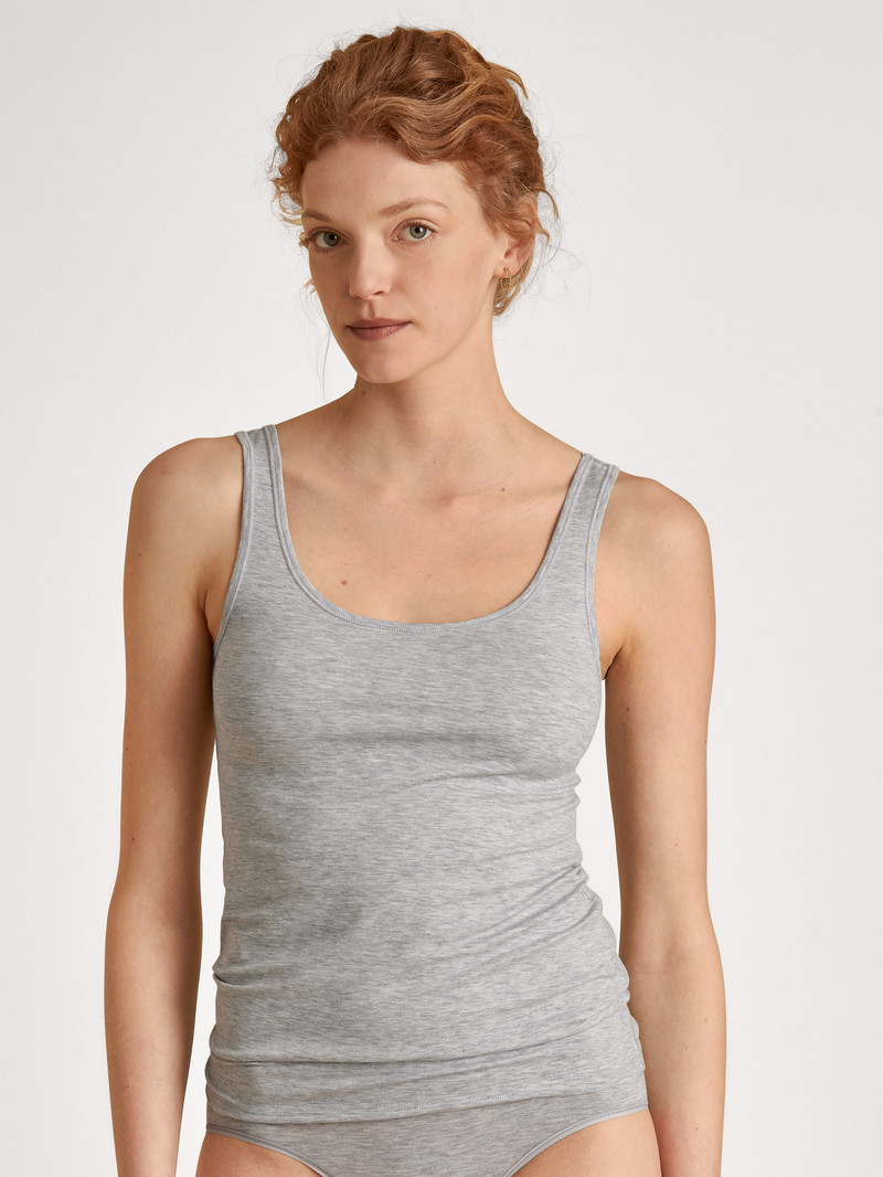 Sous Vêtement Calida Natural Comfort Tank Top Grise Femme | KZW-9183784