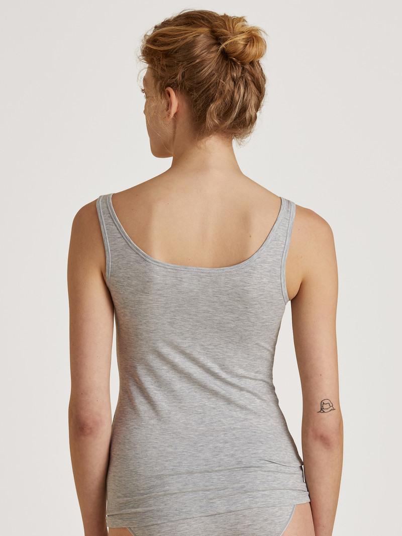 Sous Vêtement Calida Natural Comfort Tank Top Grise Femme | KZW-9183784